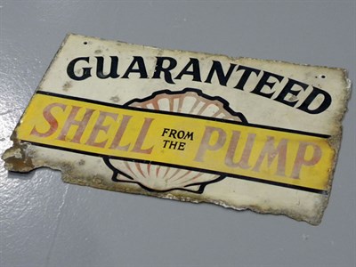 Lot 707 - Shell Enamel Sign