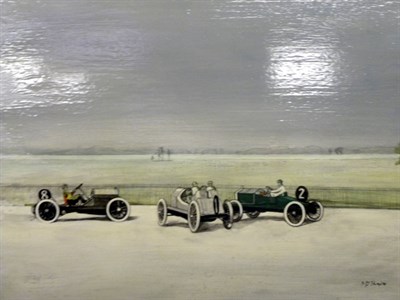 Lot 504 - Brooklands Paddock Scene by B.D. Taylor