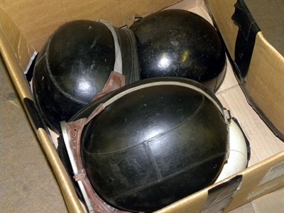 Lot 401 - Four Crash Helmets