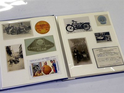 Lot 601 - Motorcycling Scrapbook