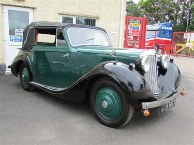 Lot 38 - 1938 Sunbeam-Talbot Ten Drophead Coupe