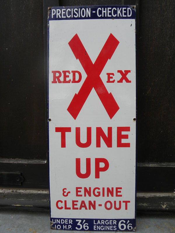 Lot 16 - Redex Engine Tune Up Enamel Sign