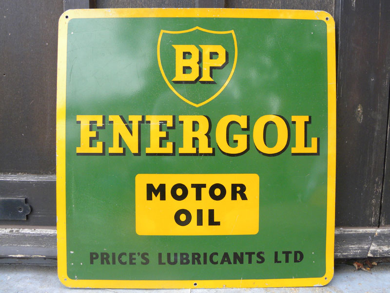 Lot 30 - BP Energol Advertising Sign