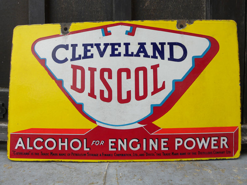 Lot 36 - Cleveland Discol Enamel Sign