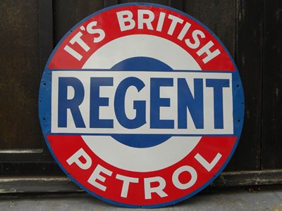 Lot 49 - Regent Petrol Enamel Sign