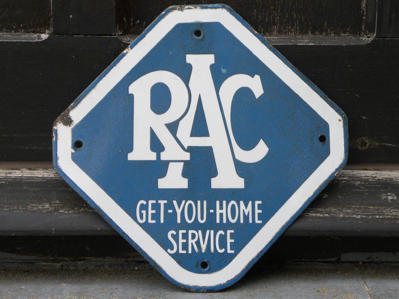 Lot 55 - RAC Enamel Plaque