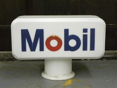 Lot 78 - Mobil Petrol Pump Globe