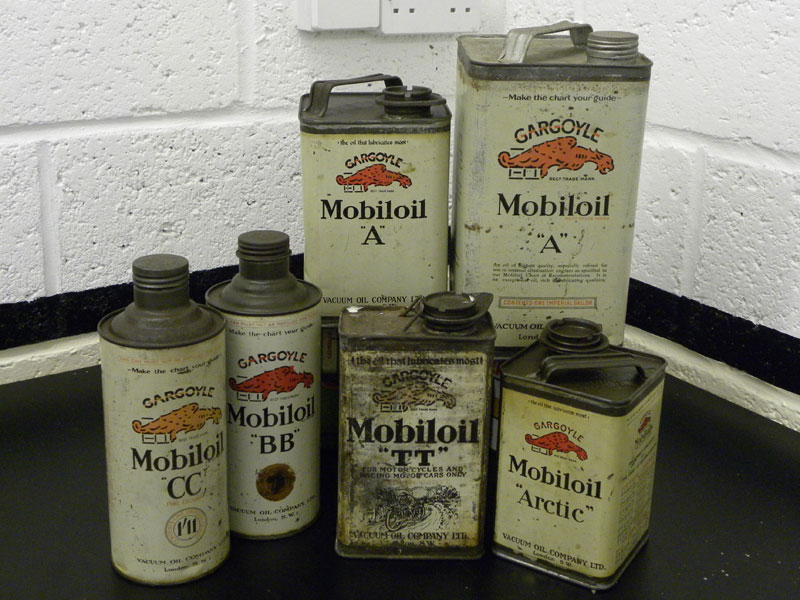 Lot 96 - Quantity of Mobiloil Tins
