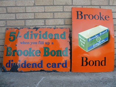 Lot 141 - Four 'Brooke Bond' Advertising Signs