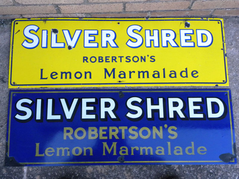 Lot 146 - Two Robertson's Enamel Signs