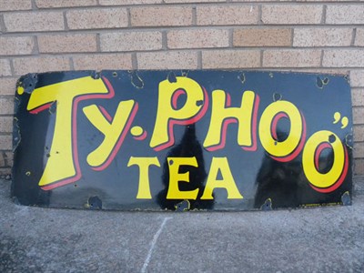 Lot 147 - 'Typhoo Tea' Enamel Sign