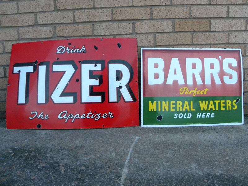 Lot 151 - Two Enamel Signs