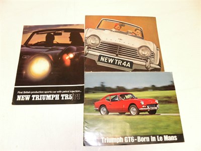 Lot 246 - Triumph Sales Brochures