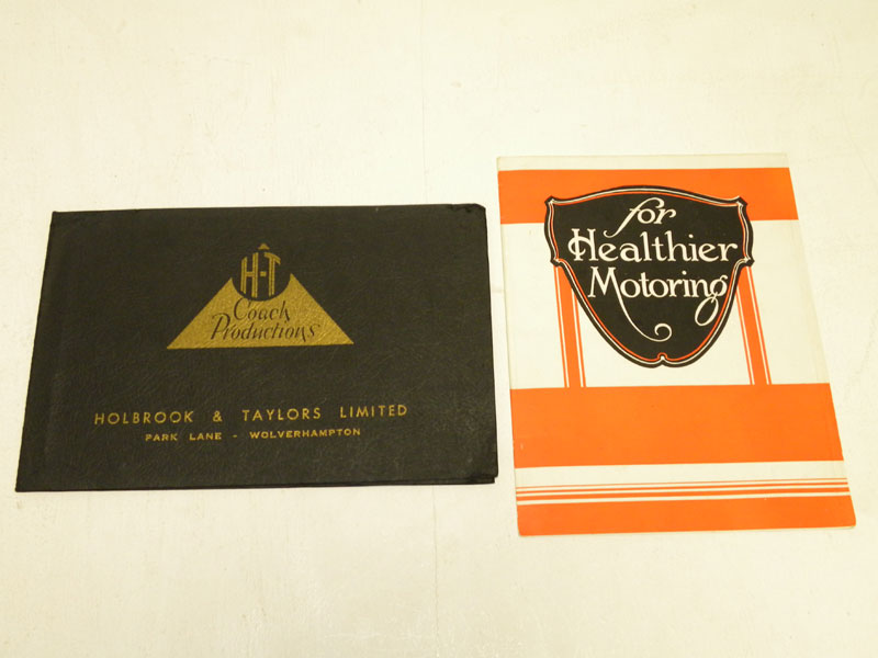 Lot 251 - Two Pre-Work Coachwork Brochures
