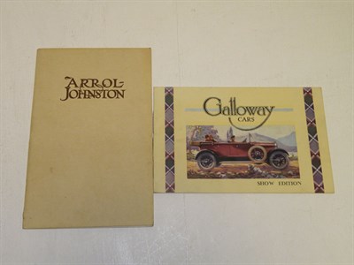 Lot 252 - Two Pre-War Sales Brochures
