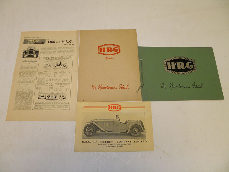 Lot 254 - HRG Paperwork