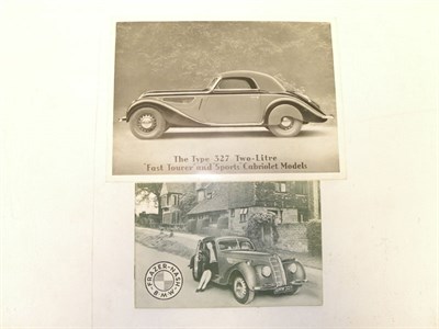 Lot 256 - Frazer-Nash BMW Paperwork