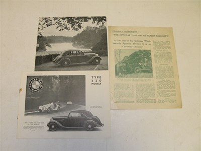 Lot 258 - Frazer-Nash BMW Paperwork