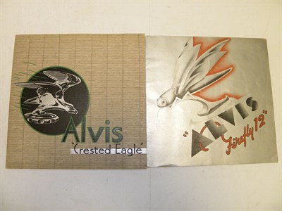 Lot 259 - Two Alvis Sales Brochures
