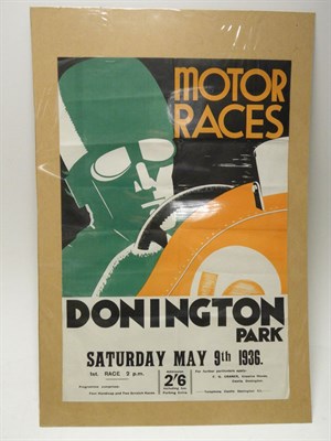 Lot 220 - Pre-War Donington Advertising Poster