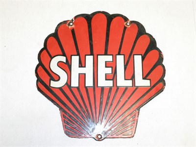 Lot 315 - A Shell Enamel Sign