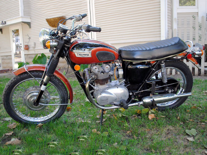 1971 triumph t100c