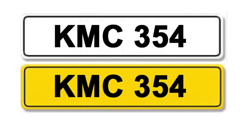 Lot 5 - Registration Number KMC 354