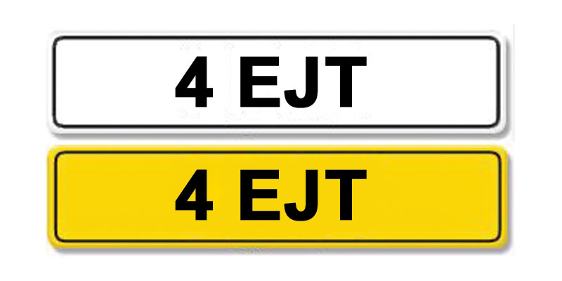 Lot 6 - Registration Number 4 EJT