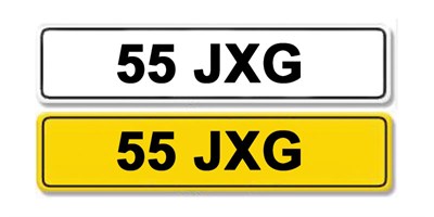Lot 1 - Registration Number 55 JXG