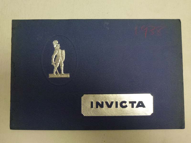 Lot 14 - Pre-War Invicta Sales Catalogue