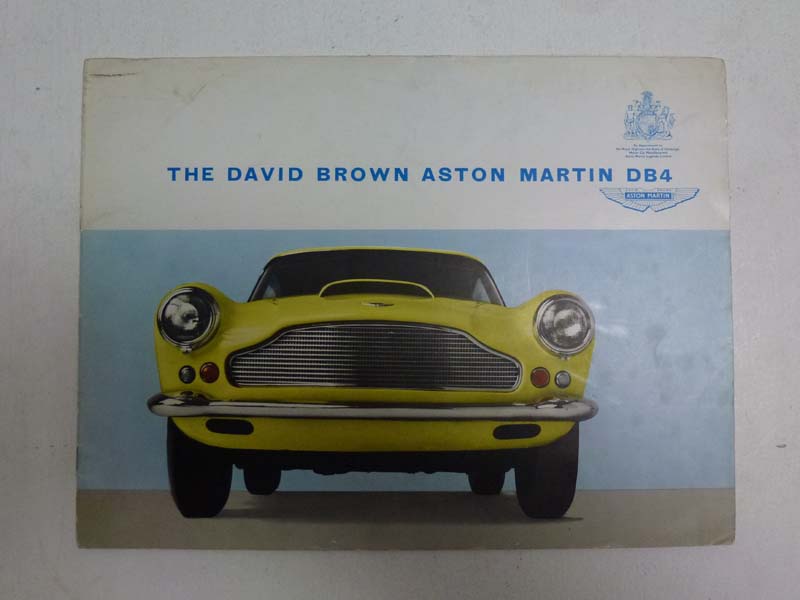 Lot 23 - Aston Martin DB4 Saloon Sales Brochure