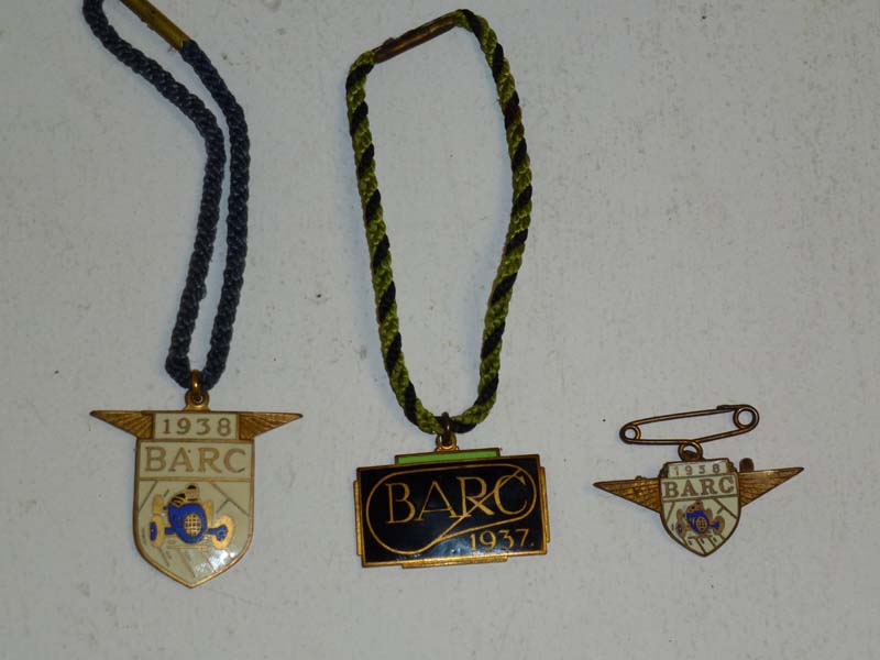 Lot 50 - Three Brooklands Badges