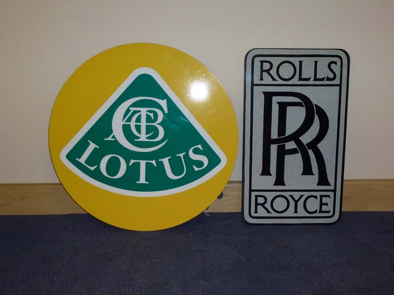 Lot 53 - Two Reproduction Wall Signs