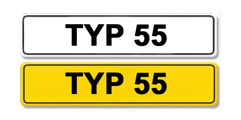Lot 5 - Registration Number TYP 55