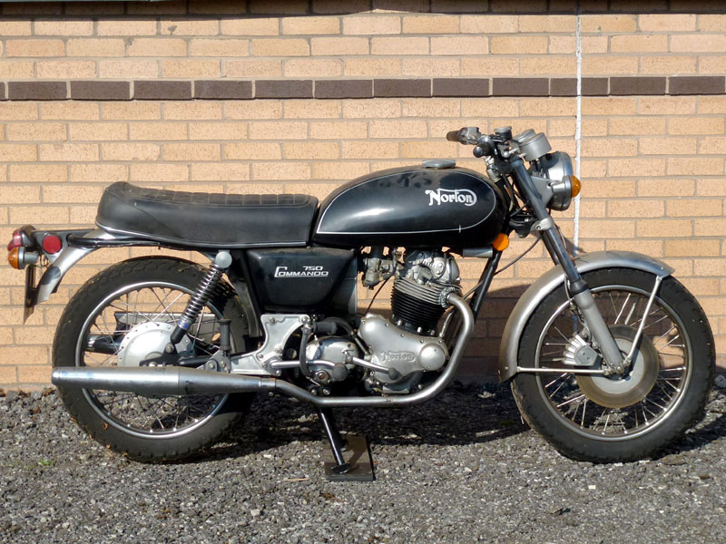 Cafe Racer Bike 1977 Norton Commando Lot 12 1972 Norton Commando 750