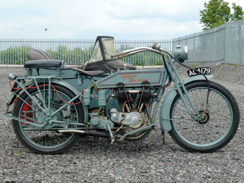 Lot 60 - 1915 Harley Davidson F Combination