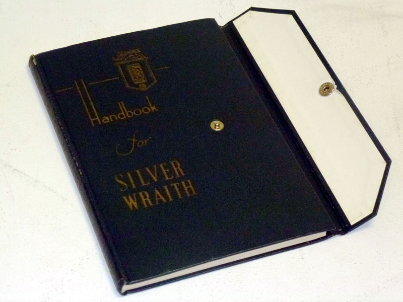 Lot 33 - Rolls-Royce Silver Wraith Handbook