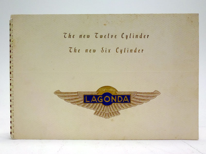 Lot 59 - Lagonda Sales Brochure