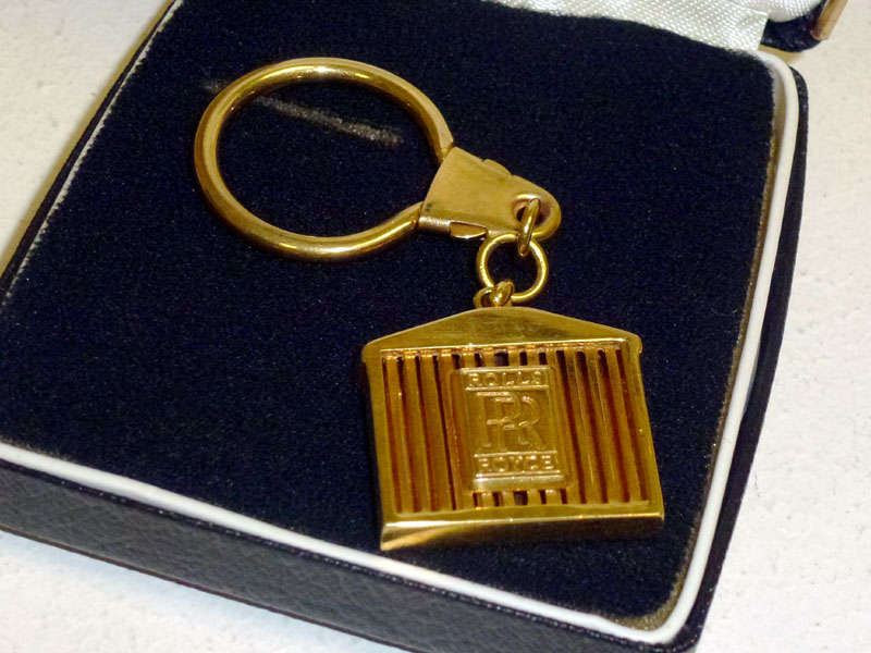 Lot 38 - Gold Rolls-Royce Key Ring Fob