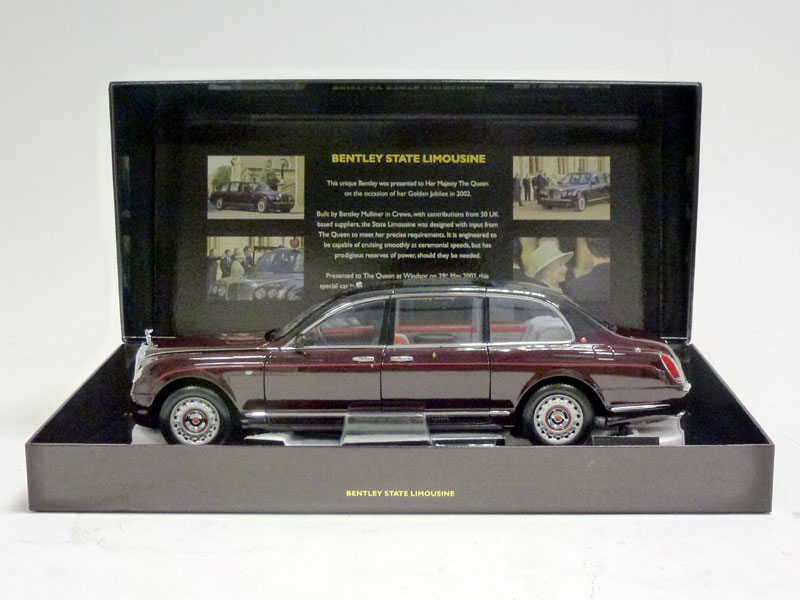 Lot 40 - Model Bentley State Limousine of Her Majesty Queen Elizabeth & Gold Badge