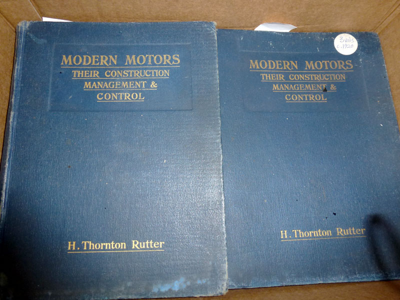 Lot 50 - H. Thornton Rutter 'Modern Motors, Their Construction etc...'