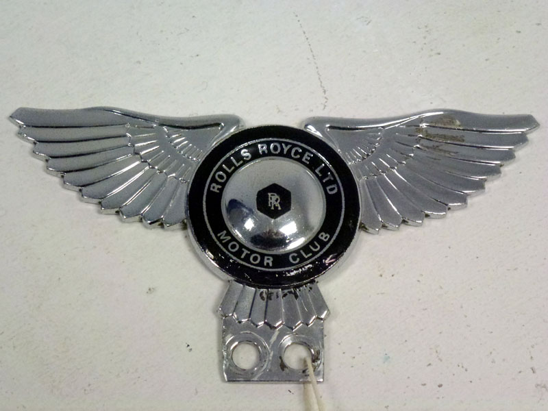 Lot 191 - Rolls-Royce Limited Owners Club Badge