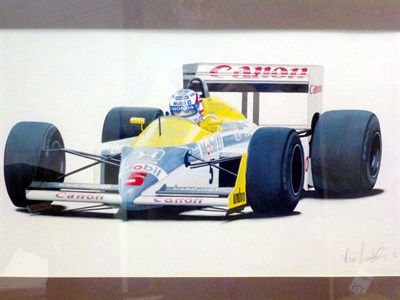 Lot 174 - Williams-Honda Formula 1 Artwork