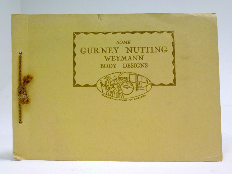 Lot 90 - Gurney Nutting Weymann Sales Brochure