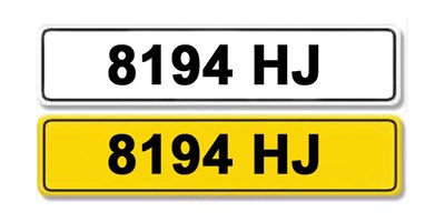 Lot 197 - Registration Number 8194 HJ