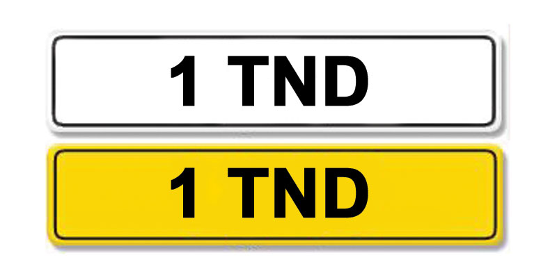 Lot 4 - Registration Number 1 TND