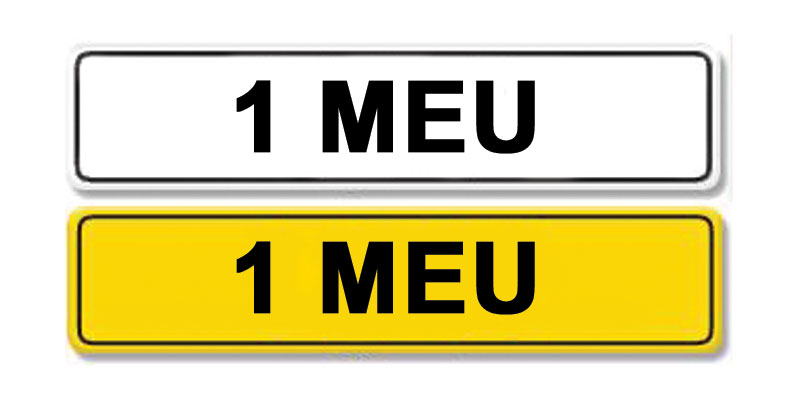Lot 7 - Registration Number 1 MEU