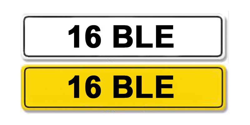 Lot 1 - Registration Number 16 BLE
