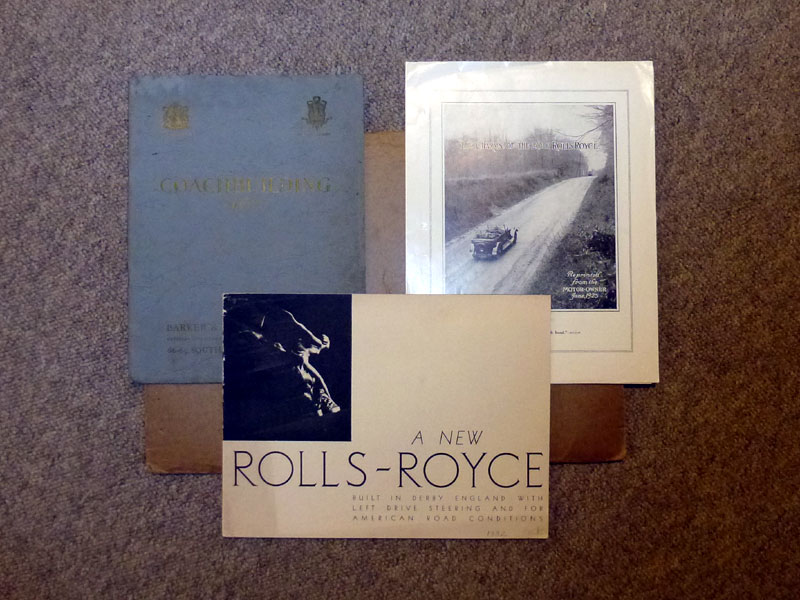 Lot 7 - Rolls-Royce Springfield Sales Catalogue