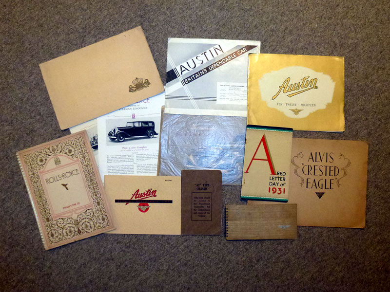 Lot 9 - Quantity of Pre-war Sales Brochures